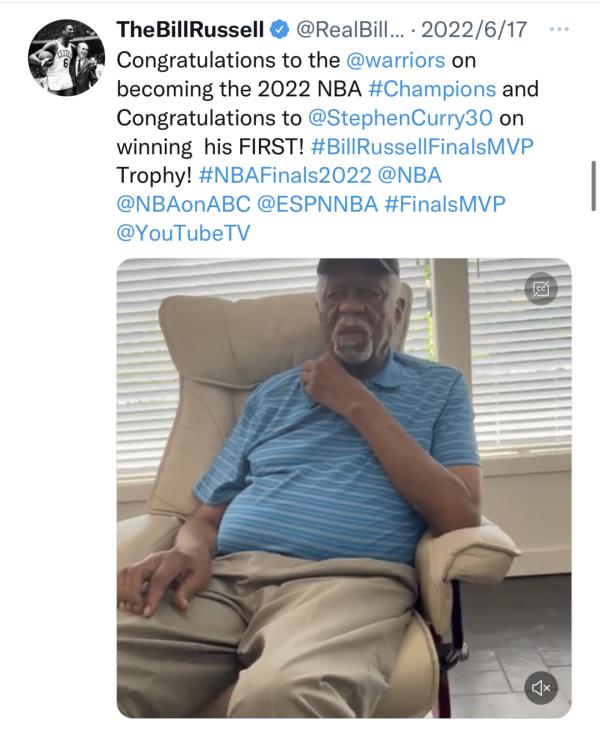 比尔拉塞尔夺冠_nba比尔拉塞尔奖杯_比尔·拉塞尔nba总决赛最有价值球员奖杯什么做的