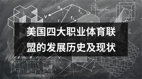 美国四大职业体育联盟的发展历史及现状