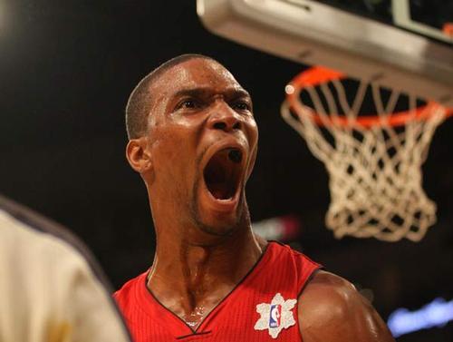 nba怒吼_NBA球星怒吼_波什怒吼经典